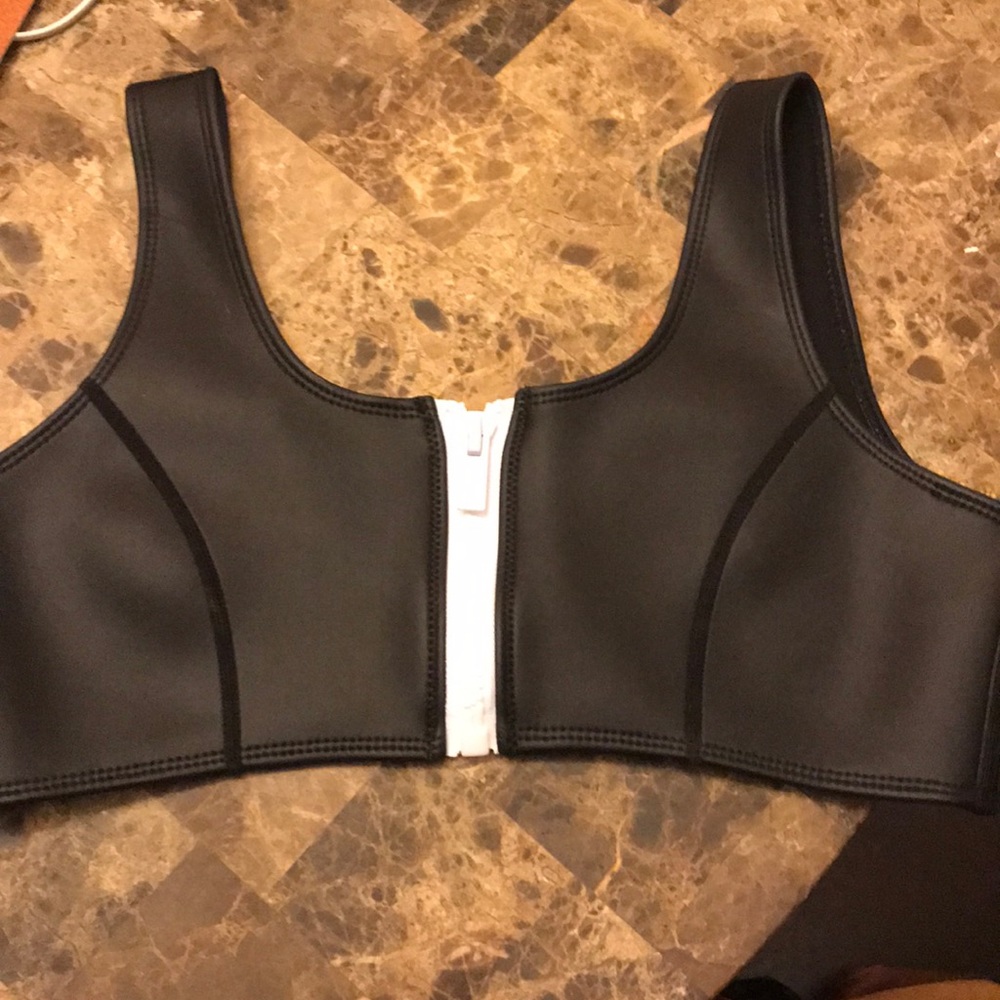 Hoaka neoprene swimsuit top medium ++ size